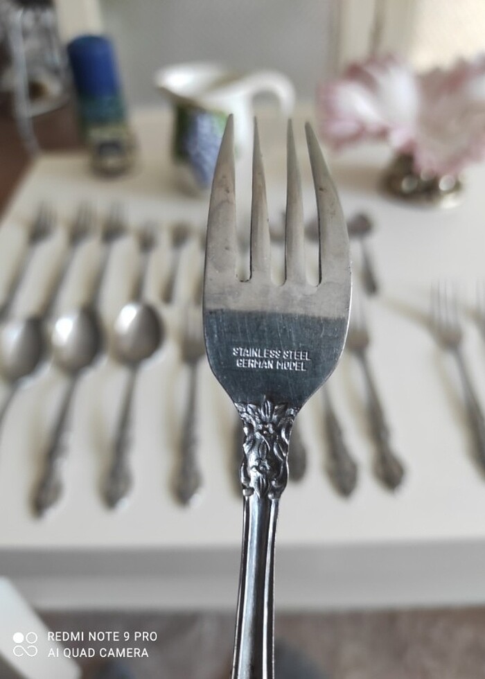 Antika çatal kaşık  - Görsel 3