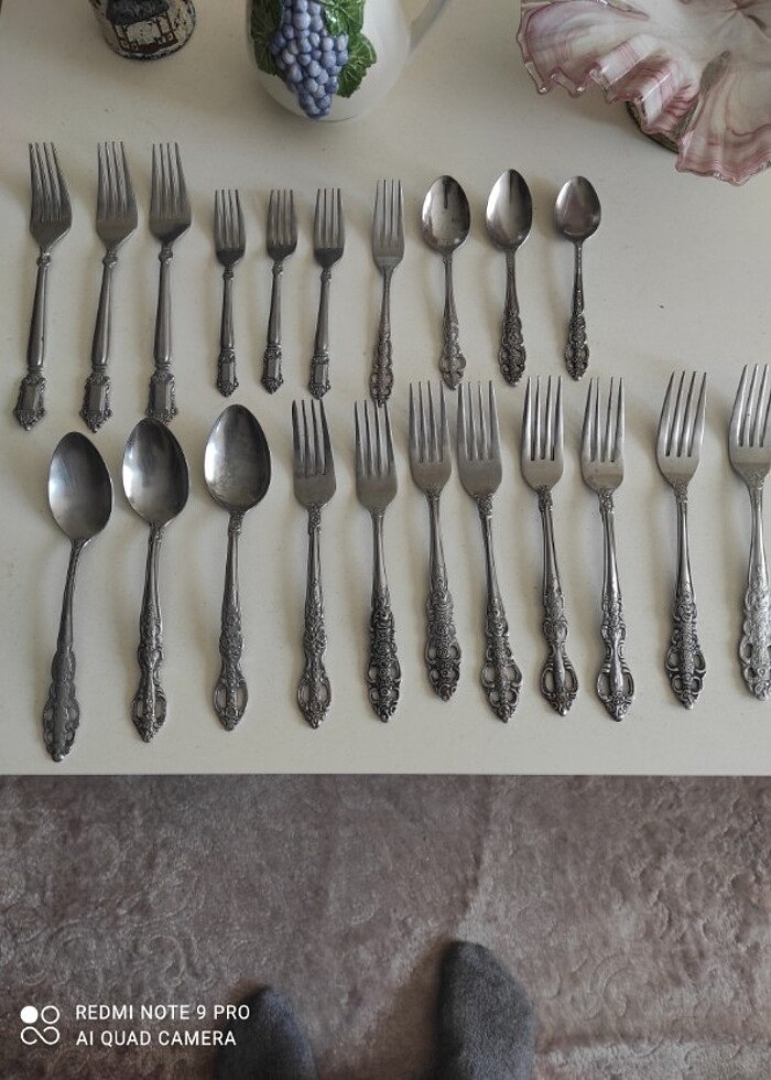 Antika çatal kaşık  - Görsel 4