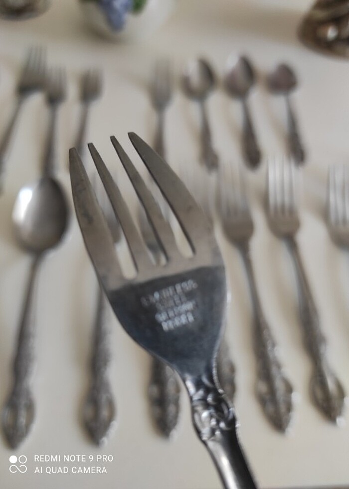 Antika çatal kaşık  - Görsel 5