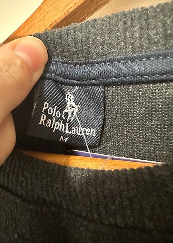 Gri Polo Erkek Sweatshirt Uzun Kollu - Görsel 3