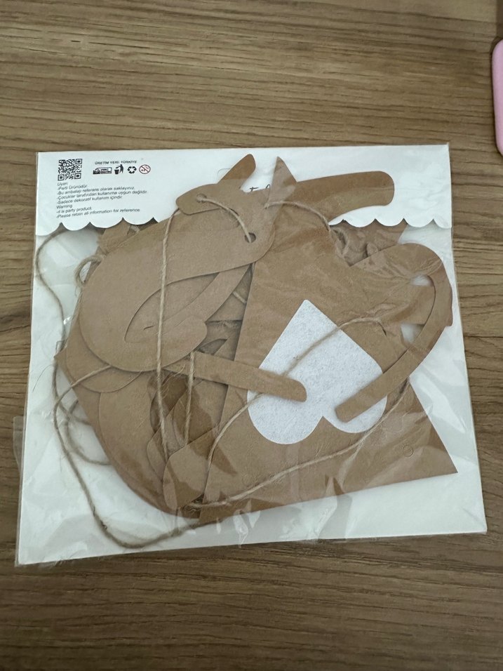 6 Ay Ayı Dekorasyon Seti Beyaz Balonlu - Görsel 4