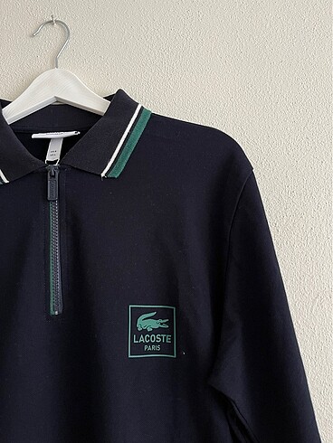 Lacoste lacoste uzun kollu pola yaka tişört