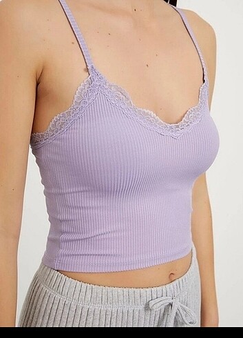 Dantelli lila crop 