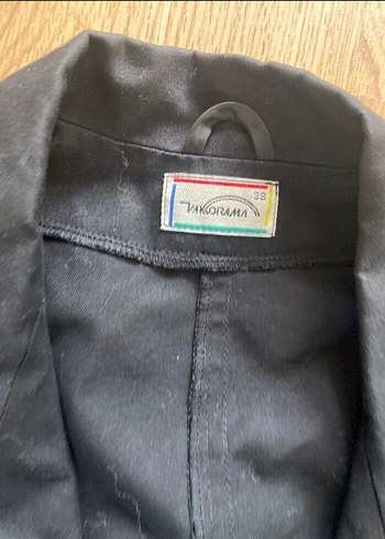 38 Beden siyah Renk Siyah Midi Kadın Blazer