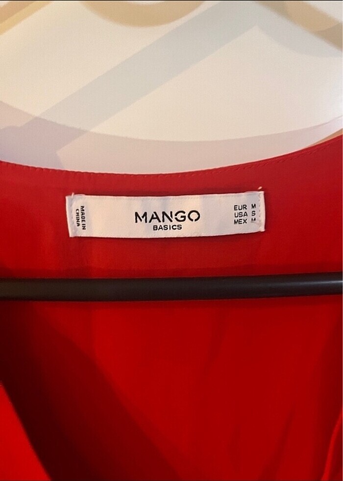 Mango kırmızı elbise - Görsel 2