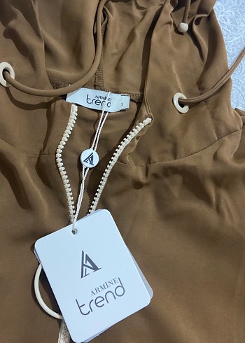 Kadın Kahverengi Uzun Salaş Tunik - Görsel 3