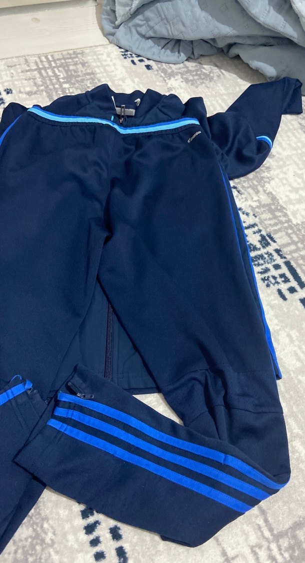 Erkek Çocuk Lacivert Fermuarlı Eşofman Takımı - Görsel 4