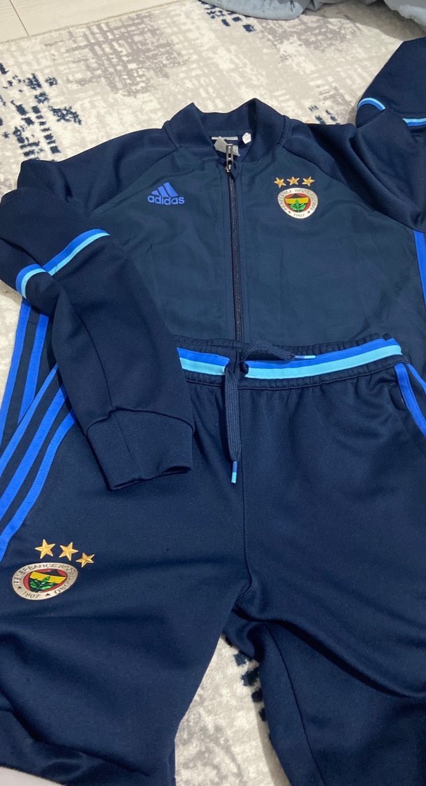 Erkek Çocuk Lacivert Fermuarlı Eşofman Takımı - Görsel 2