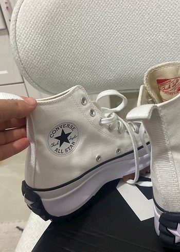 Kadın Beyaz converse orijinal - Görsel 3