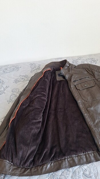 Erkek deri mont - Görsel 3