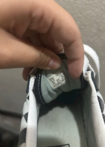 37 Beden siyah Renk Vans Siyah Beyaz Platform Spor Ayakkabı