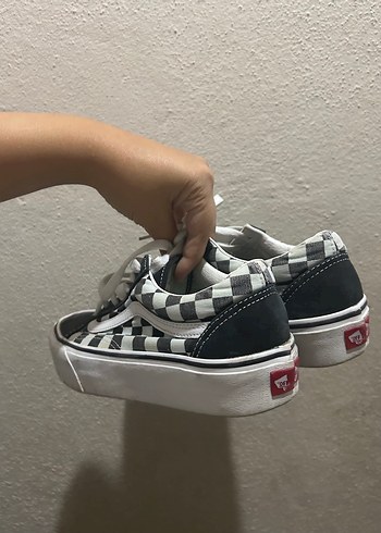 Vans Vans Siyah Beyaz Platform Spor Ayakkabı