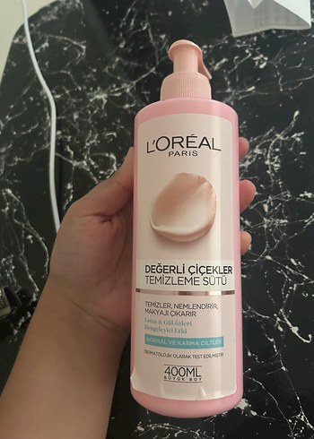 L'Oréal Değerli Çiçekler Temizleme Sütü 400ml