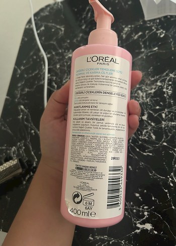 Loreal Paris L'Oréal Değerli Çiçekler Temizleme Sütü 400ml