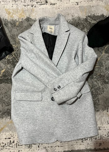 40 Beden Gri yün kaban