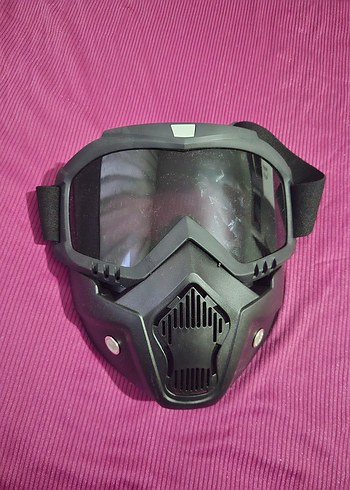 Siyah Punk Motosiklet Kaskı - Görsel 3