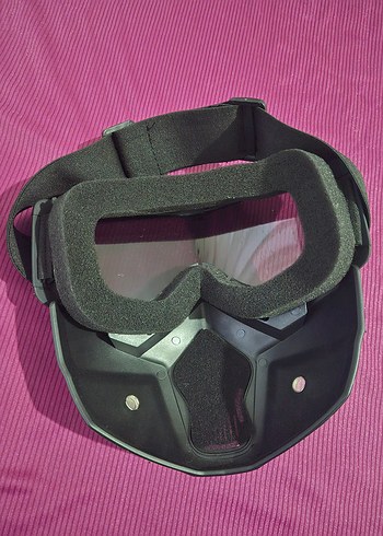 Siyah Punk Motosiklet Kaskı - Görsel 2