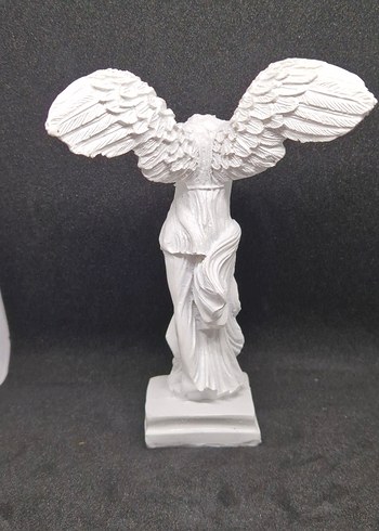 Kanatlı Beyaz Heykel Figürü - Görsel 6