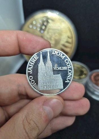 PAPA VE VATİKAN HATIRA PARA MADALYONLAR 3 ADET - Görsel 6