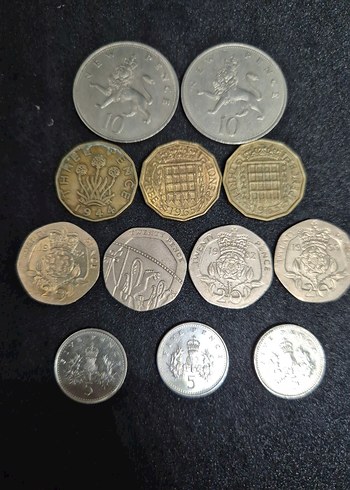 İngiltere Madeni Paralar Koleksiyonluk - Görsel 2