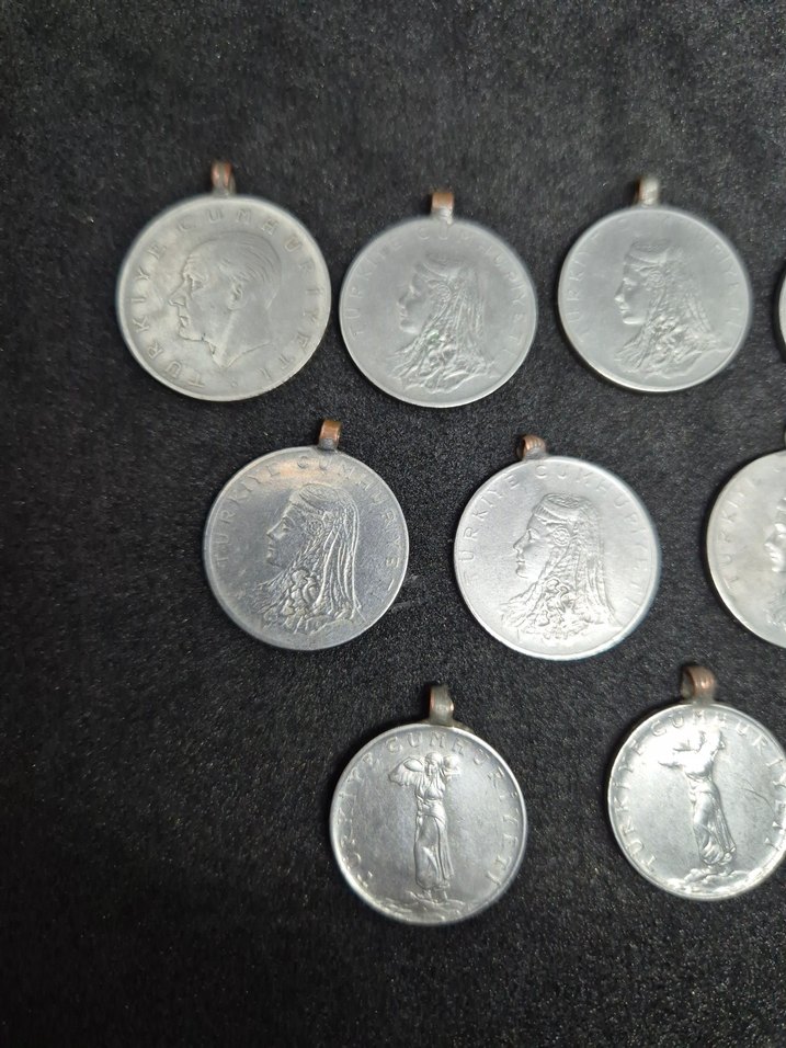 Akmonital Kulplu Madeni Paralar Cumhuriyet Dönemi - Görsel 2