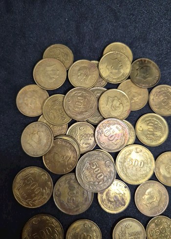 Sarı Pirinç Madeni Paralar Türkiye Cumhuriyeti - Görsel 3