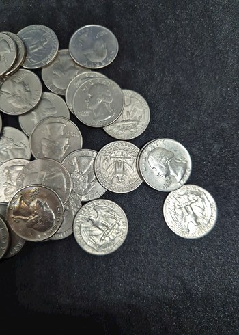 ABD QUARTER DOLAR ÇEYREK DOLAR 29 ADET - Görsel 3