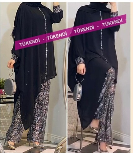 Diğer Payet pantolon ve tunik takım