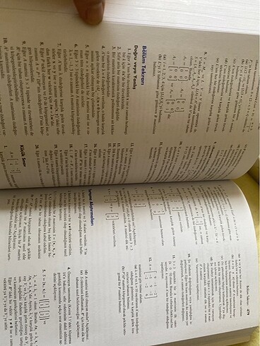  Beden Lineer cebir