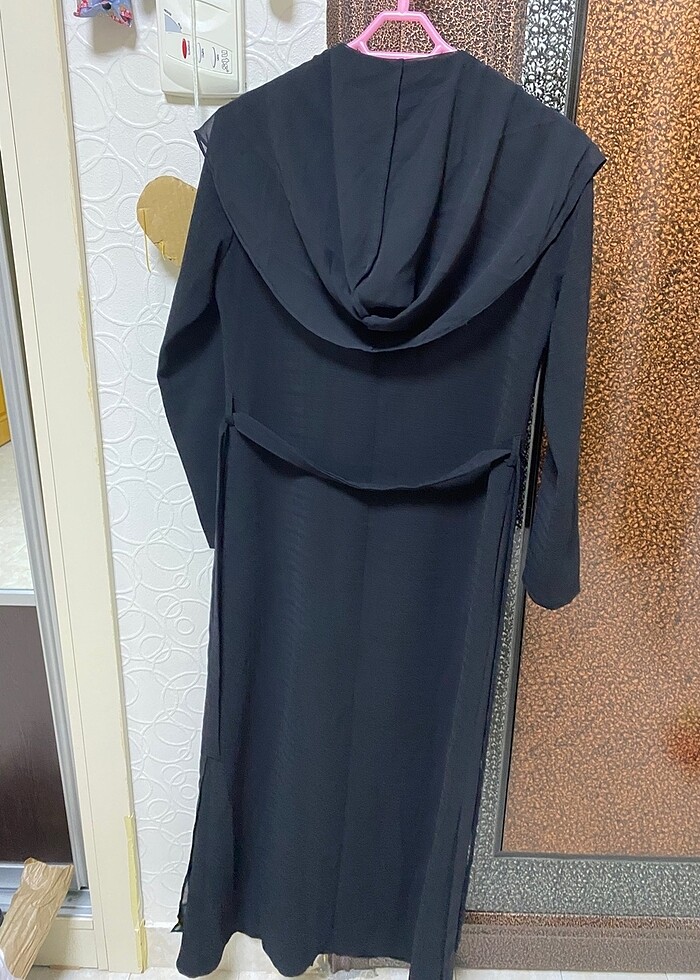 Siyah ferace,abaya - Görsel 4
