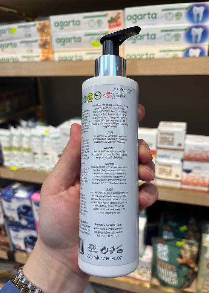 AGARTA MARKA Yaşlanma Karşıtı Temizleme Sütü - Görsel 3