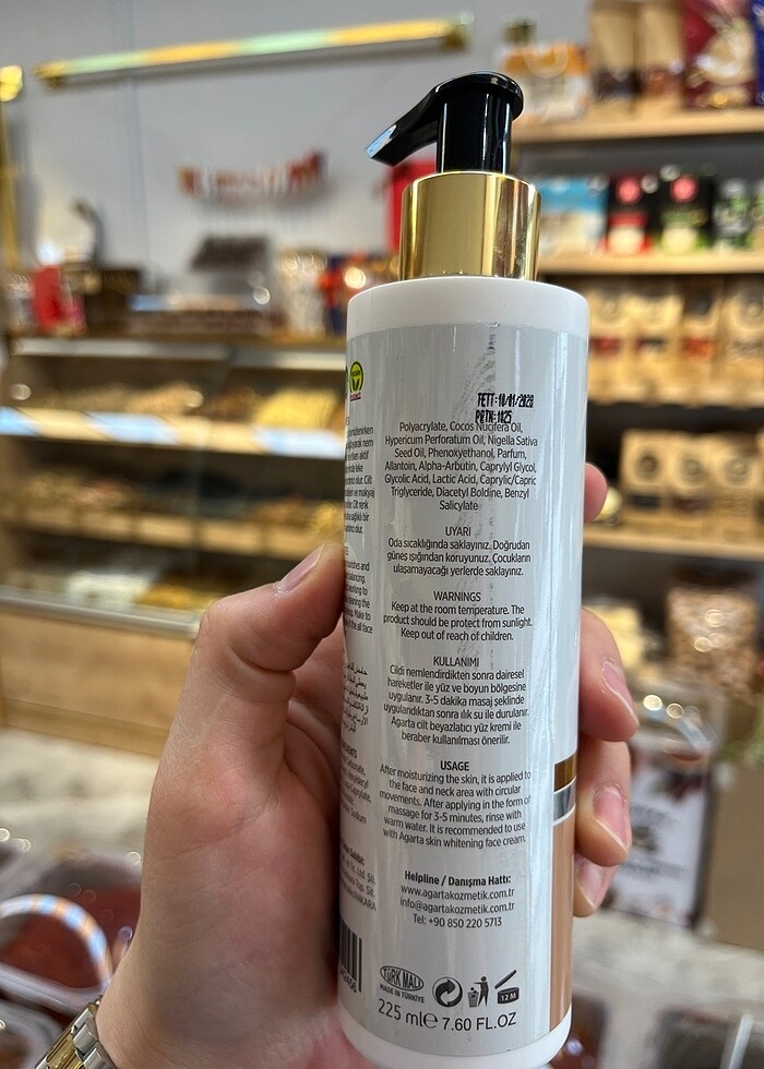 AGARTA MARKA C vitaminli Leke Temizleme Sütü - Görsel 2