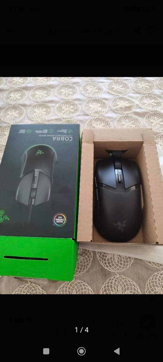 Razer Cobra Kablolu Siyah Oyuncu Mouse - Görsel 2