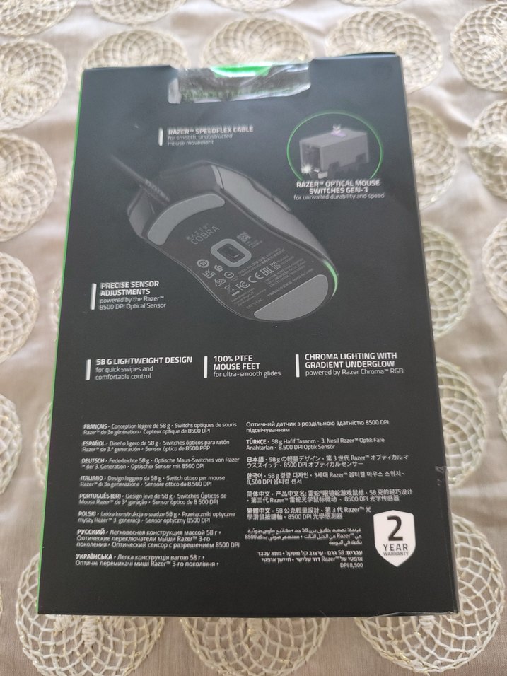 Razer Cobra Siyah Gaming Mouse - Görsel 4