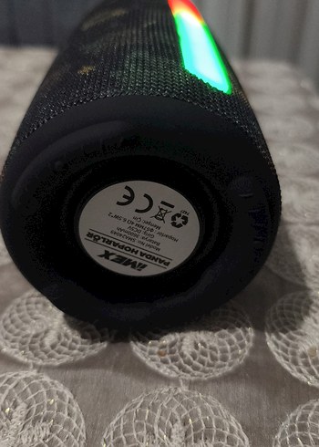 Siyah Bluetooth Hoparlör LED Işıklı - Görsel 4