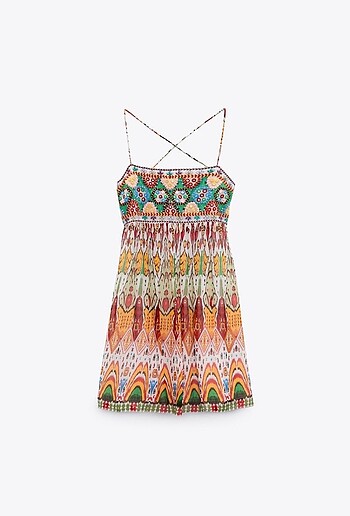 xs Beden Zara elbise