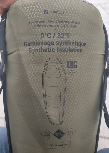 Sıfır Uyku tulumu decathlon 0 derece - Görsel 6