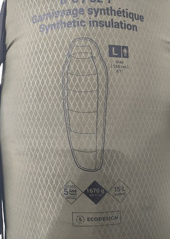 Sıfır Uyku tulumu decathlon 0 derece - Görsel 5