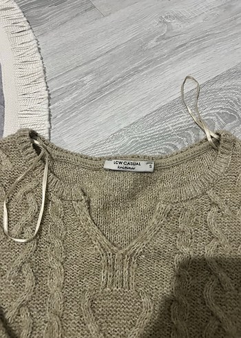 LC Waikiki Bej Kadın Örgü Triko Kazak