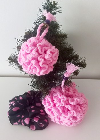 Pembe Hediyelik Top Lif, Saç Tokası - Görsel 2