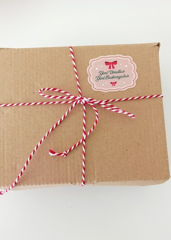 KIRMIZI HEDİYELİK TOP LİF, SAÇ TOKASI - Görsel 6