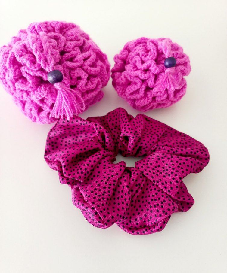 DUŞ SETİ, TOP LİF VE SATEN TOKA - Görsel 2