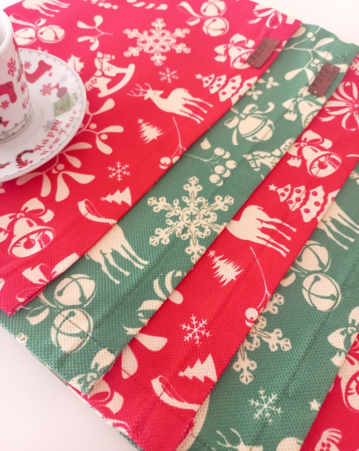 NOEL TEMALI KAHVE SUNUM ÖRTÜSÜ - Görsel 2