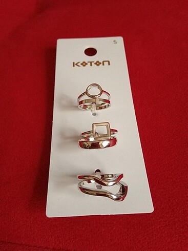 Koton yeni koleksiyon çoklu yüzük