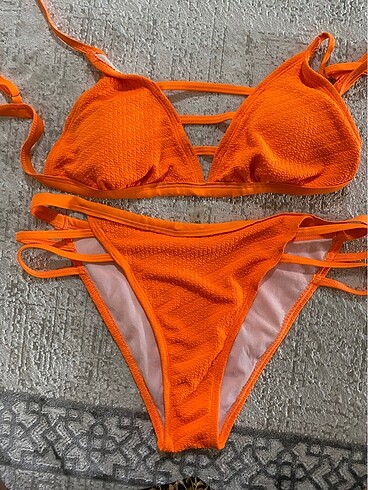 M beden turuncu bikini takım