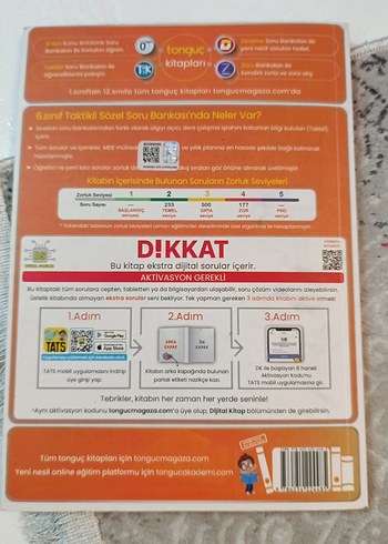 6. Sınıf TAK-TİK'li Soru Bankası - Görsel 6