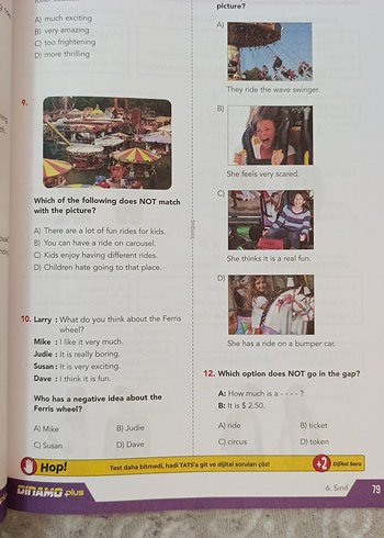 Tonguç 6. Sınıf Dinamo Plus İngilizce Soru Bankası - Görsel 5