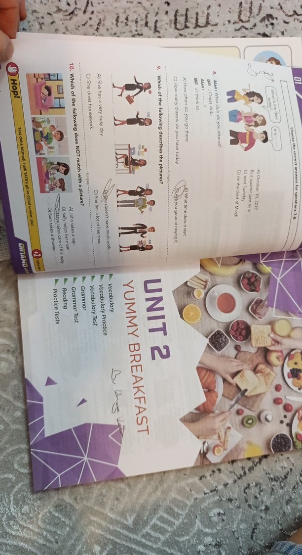 Tonguç 6. Sınıf Dinamo Plus İngilizce Soru Bankası - Görsel 3