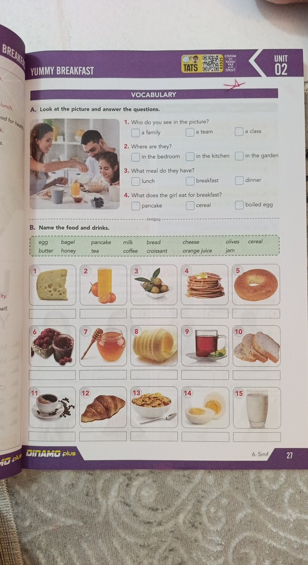 Tonguç 6. Sınıf Dinamo Plus İngilizce Soru Bankası - Görsel 4