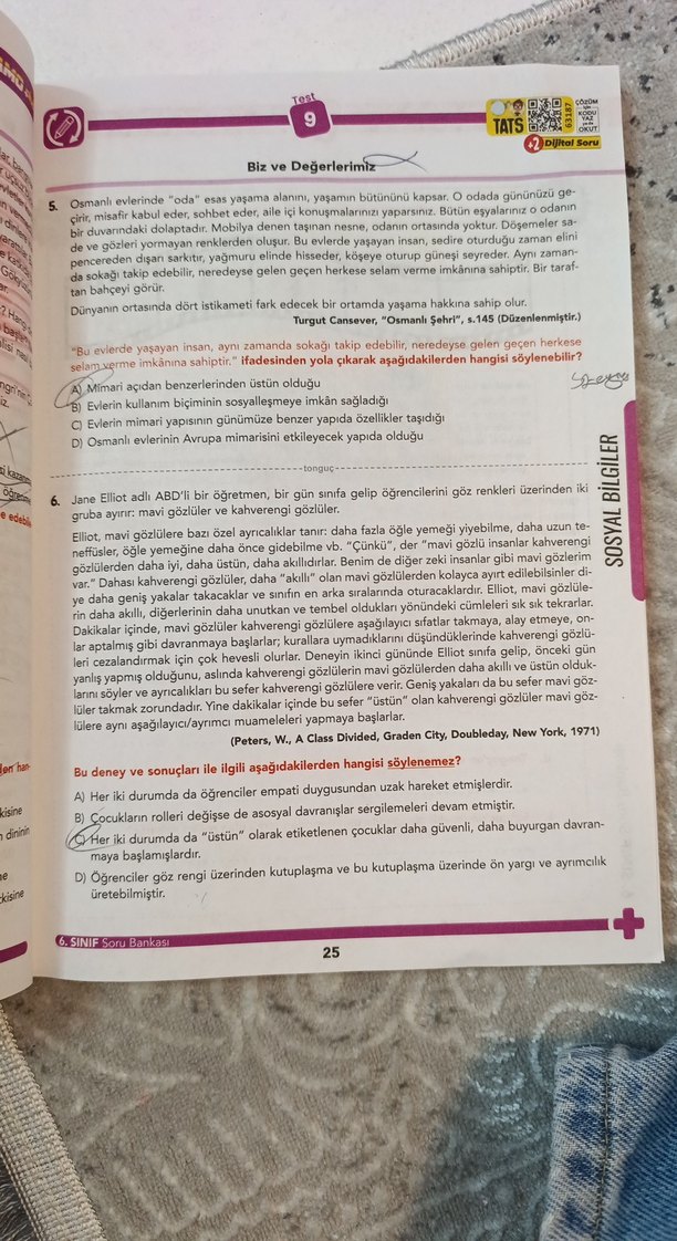 Tonguç 6. Sınıf Dinamo Sosyal Soru Bankası Plus - Görsel 2